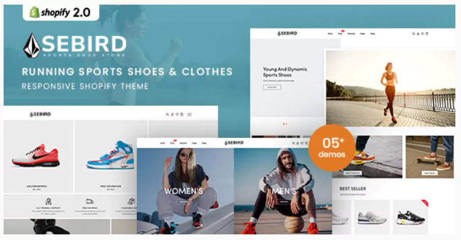 Sebird - Sports Shoes Responsive Shopify Theme