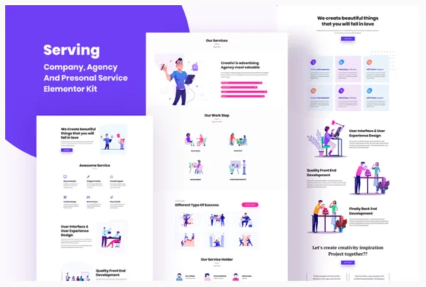 Serving - Service & Business Template Kit