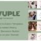Silvuple - Online Invitations Maker (Addon For Elementor)