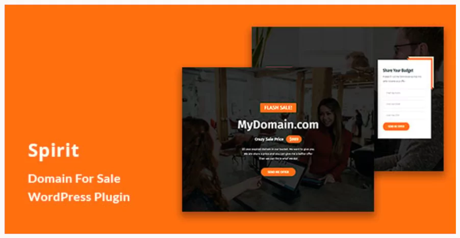 Spirit - Domain for Sale WordPress Plugin