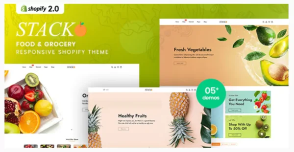 Stacko - Organic Food & Grocery Responsive Shopify Theme