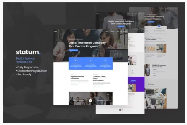 Statum - Business & Agency Elementor Template Kit