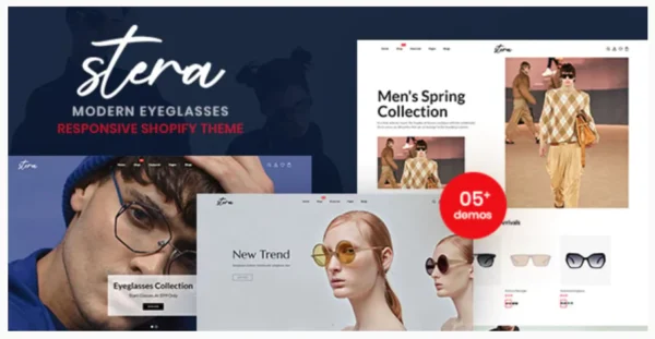 Stera - Modern EyeGlasses Responsive Shopify Theme