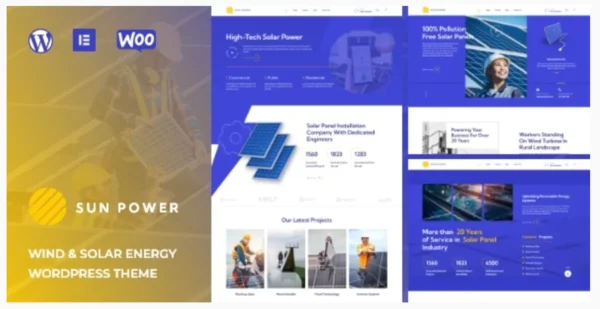 SunPower - Solar Renewable Energy Theme