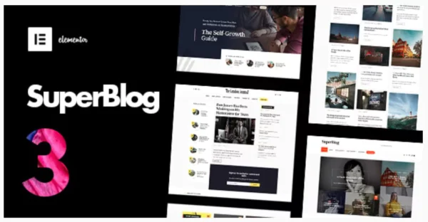 SuperBlog - Powerful Blog & Magazine WordPress Theme