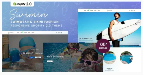 Swimin - Swimwear, Bikini Fashion & Accessories Responsive Shopify 2.0 Theme