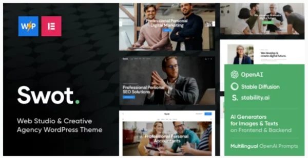 Swot - Digital Agency Business & Corporate WordPress Theme