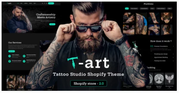 T Art - Shopify Tattoo Studio Theme