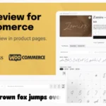 TW Font Preview for WooCommerce