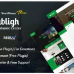 Tabligh - Islamic Institute & Mosque WordPress Theme + RTL