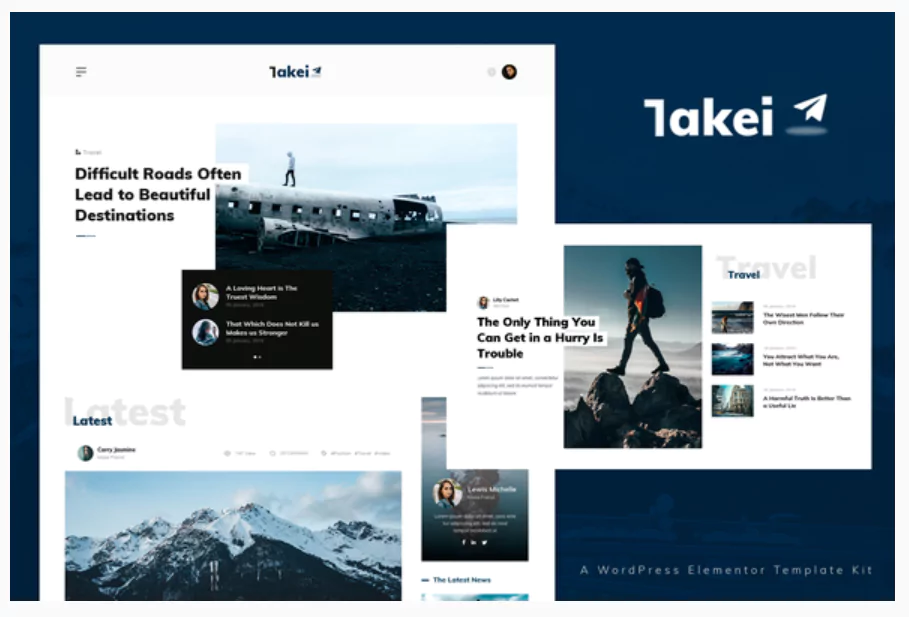 Takei - News & Magazine Elementor Pro Template Kit