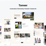Tammer - Construction & Maintenance Elementor Template kit