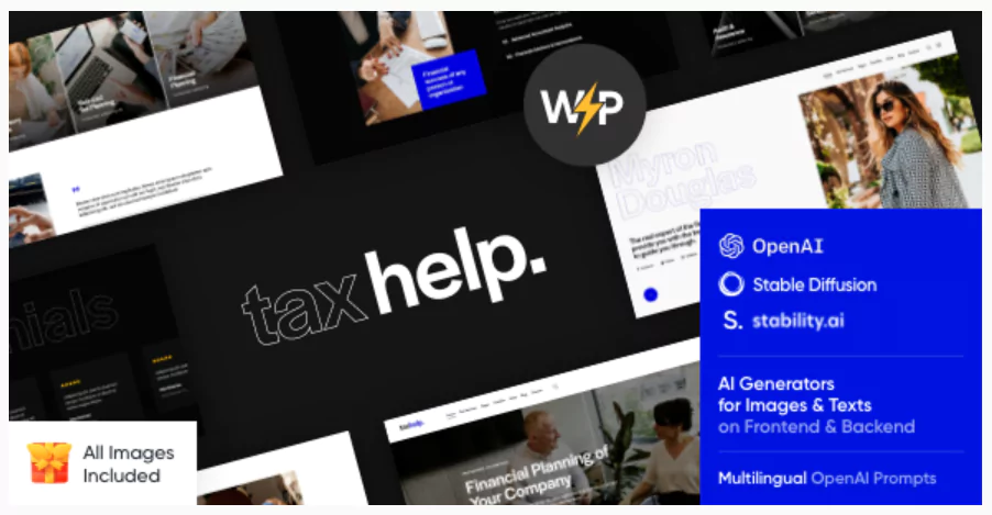 Tax Help - Finance & Accounting Adviser Theme