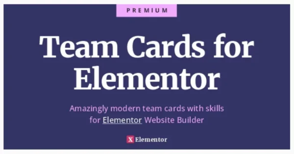 Team Cards for Elementor - Ultimate Team and Skills Widget Cards