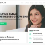 Techcom - Investment Consulting Elementor Template Kit