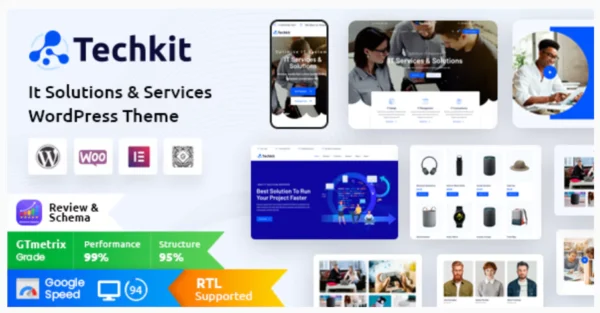 Techkit – Technology & IT Solutions WordPress Theme
