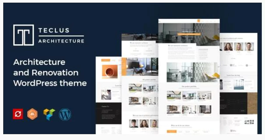 Teclus - Architecture and Renovation WordPress theme