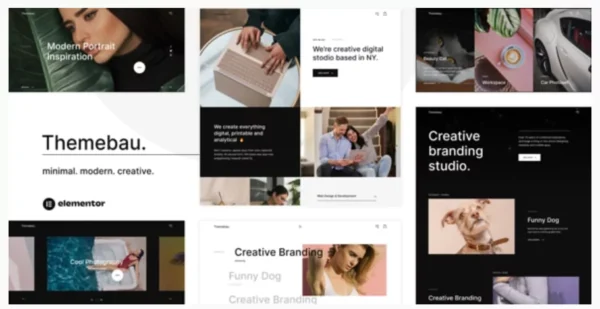 Themebau – Minimal Portfolio & Agency WordPress Theme