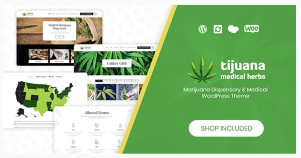 Tijuana - Marijuana Dispensary & Medical WordPress Theme