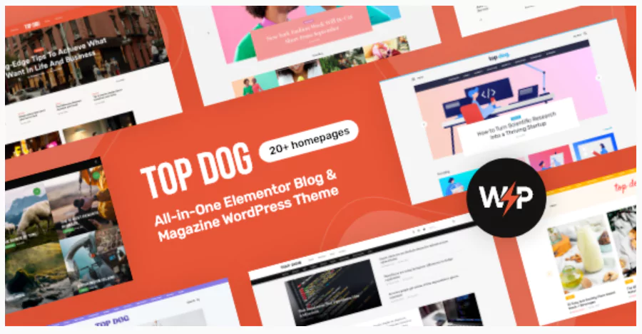 Top Dog - All-in-One Elementor Blog & Magazine WordPress Theme