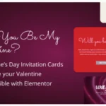 Valentine's Day Invitations for Elementor