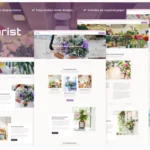 eFlorist - Flower Boutique & Decoration Elementor Pro Template Kit