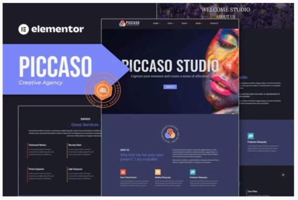piccaso-photography-elementor-template-kit