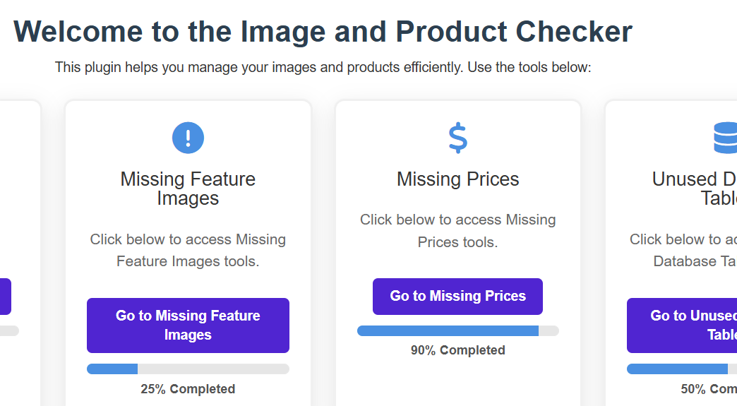 Find Unused Object WordPress Plugin