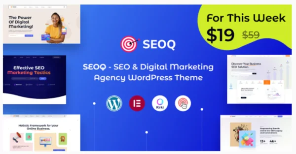 SEOQ – SEO & Digital Marketing Agency WordPress Theme