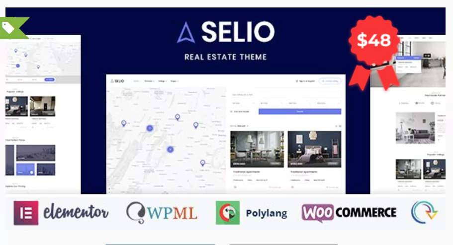 Selio - Real Estate Directory WordPress Theme