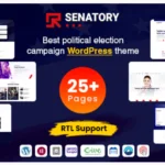 Senatory - Political Candidate WordPress Theme