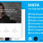 Shefa - One Page App WordPress Theme