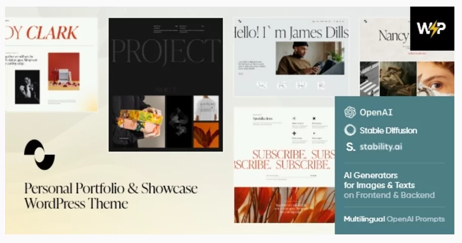 Showmax — Personal Portfolio & Showcase WordPress Theme