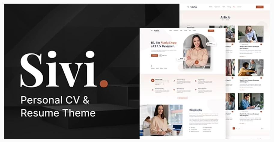 Sivi - Personal CVResume Theme