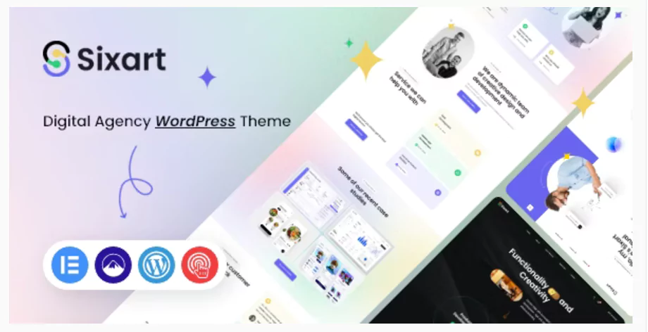 Sixart - Digital Agency WordPress Theme
