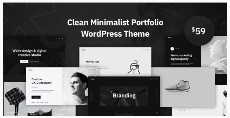Sixten - Minimalist Portfolio WordPress Theme