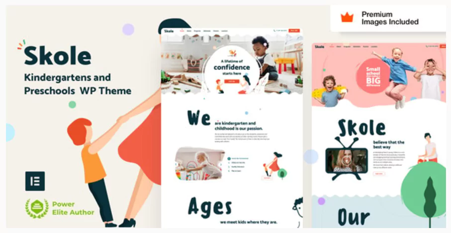 Skole - Kids School WordPress Theme