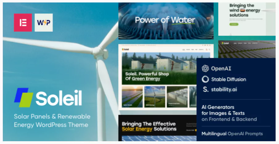 Soleil - Solar Panels WordPress Theme