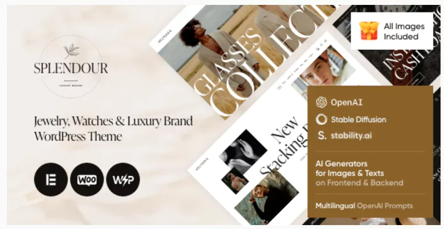 Splendour - Jewelry & Watches WordPress Theme