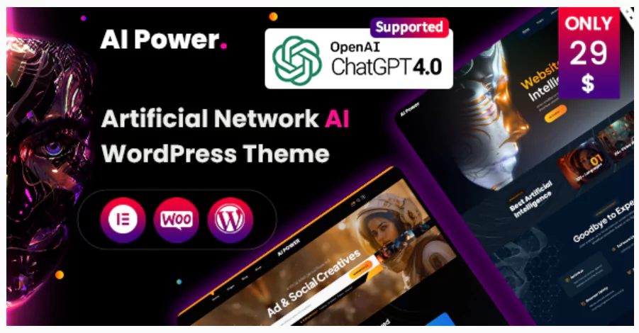 AI Power - AI WordPress Theme