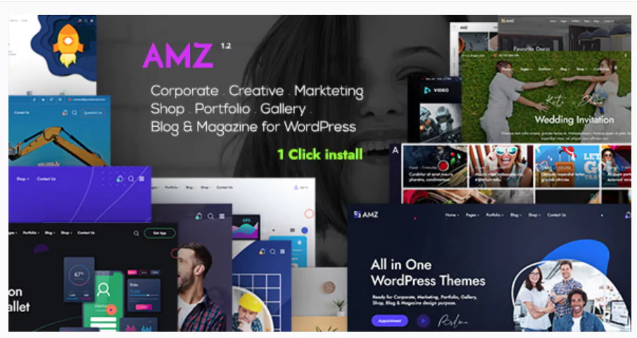 AMZ - All in One Creative WordPress Theme