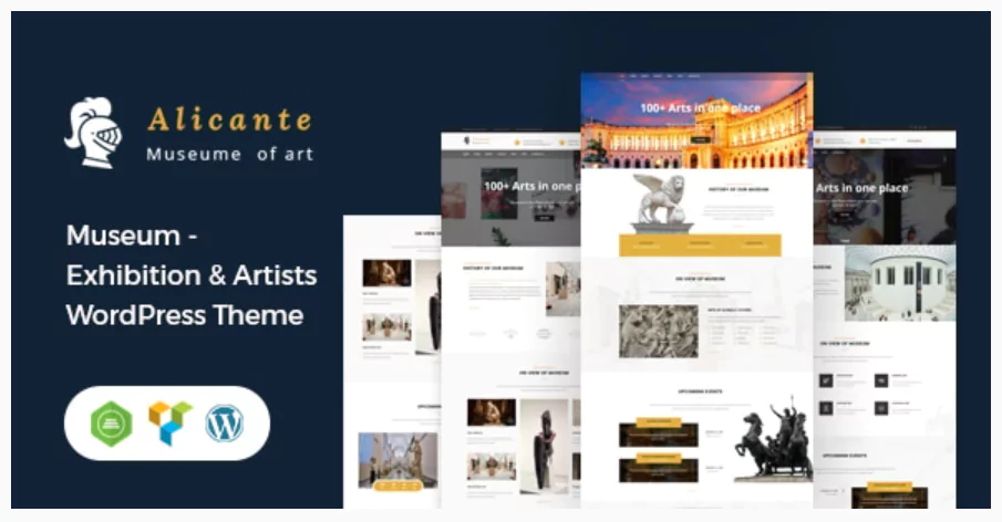 Alicante - Museum & Exhibition WordPress Theme