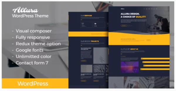 Allura - Portfolio WordPress Theme