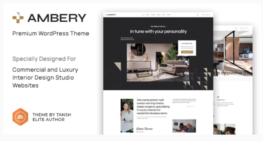 Ambery - Interior Design WordPress Theme