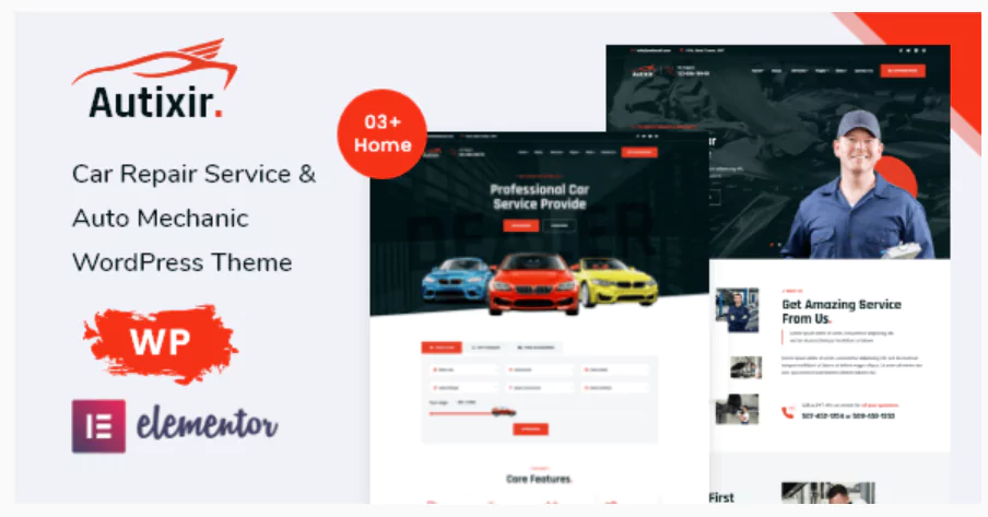 Autixir - Car Repair Service & Auto Mechanic WordPress Theme