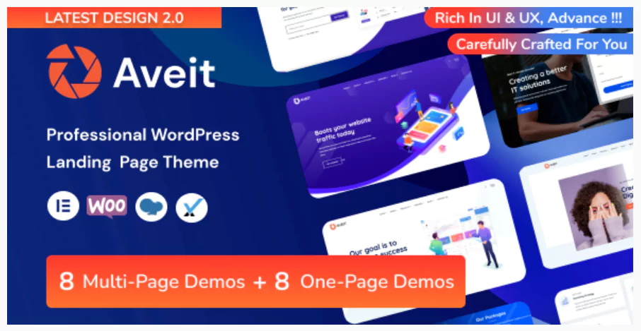 Aveit - Landing Page WordPress