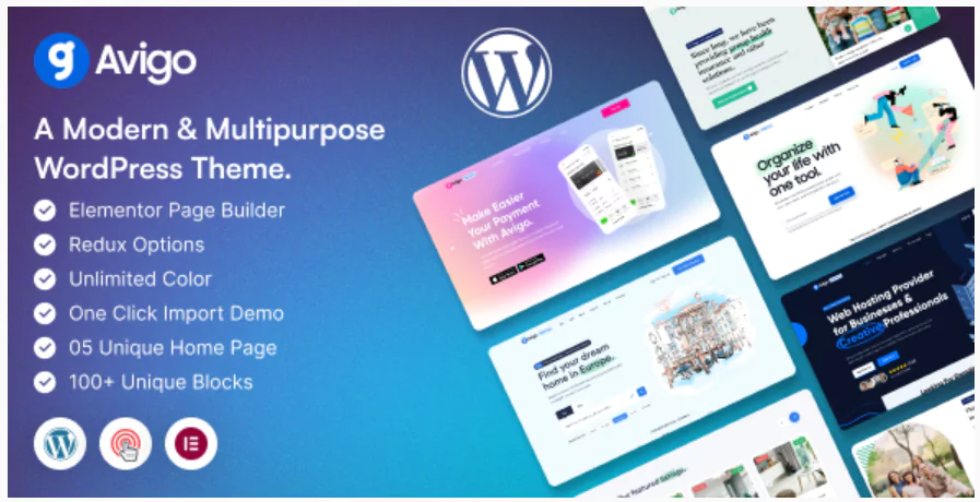 Avigo - Multipurpose Business WordPress Theme