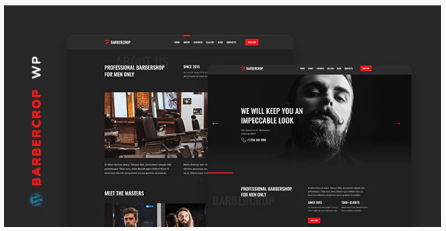 Barbercrop – Hairdressing WordPress Theme