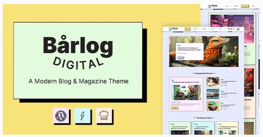 Barlog - A Modern Blog & Magazine Theme