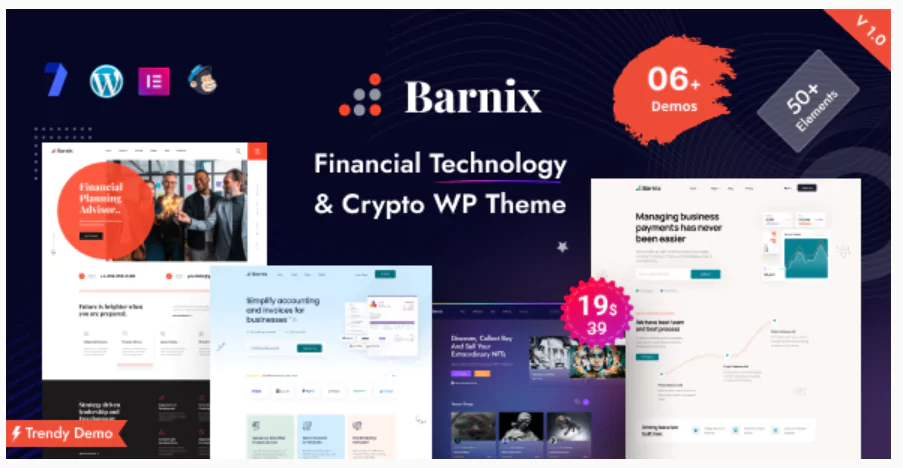 Barnix - Finance & Business WordPress Theme